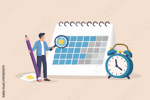 Simple Plan And Time Concept