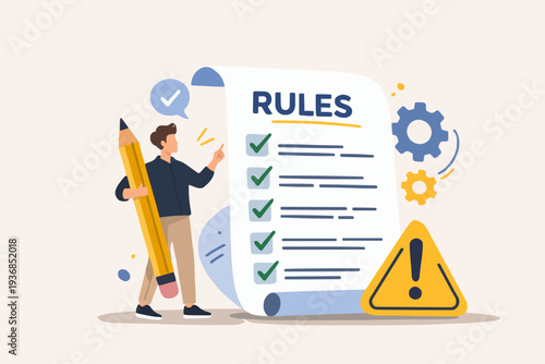 Rules and Regulations Concept