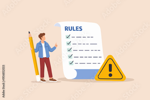 Rules and Regulations Concept