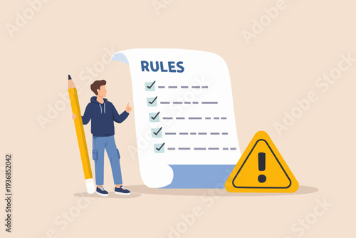 Rules and Regulations Concept