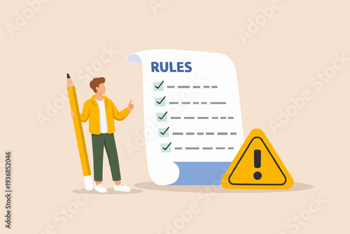 Rules and Regulations Concept