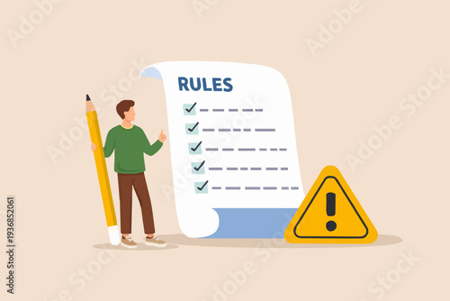 Rules and Regulations Concept