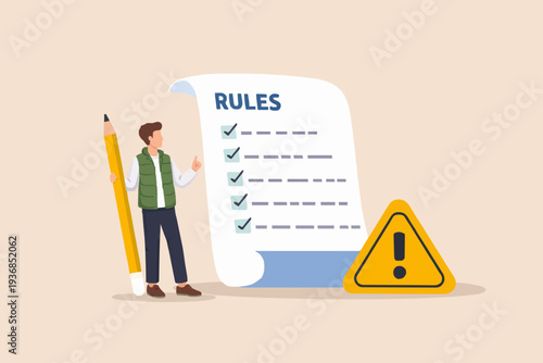 Rules and Regulations Concept