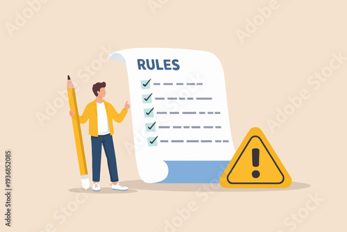 Rules and Regulations Concept