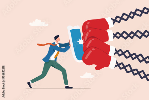 Man Defending Against Impact