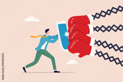 Man Defending Against Gifts