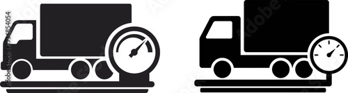 Fast delivery trucks with speedometers for quick transportation solutions