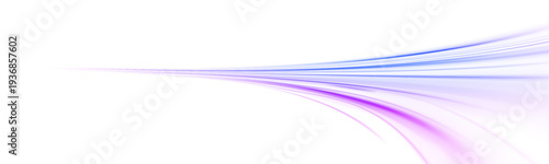 Deep purple neon arcs sweep across a futuristic highway. Smooth glowing curves highlight motion and speed. Ideal abstract background for innovation design.