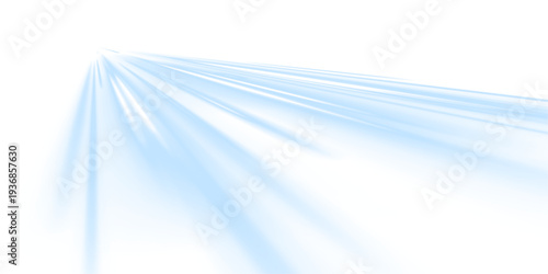 Electric blue light waves flow through a cyber highway. Smooth glowing lines represent fast movement and energy. Great background for modern technology design.