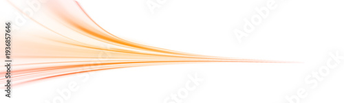 Intense orange light ribbons twist along a futuristic highway. Bright neon edges enhance the motion effect. Perfect background for speed inspired visuals.