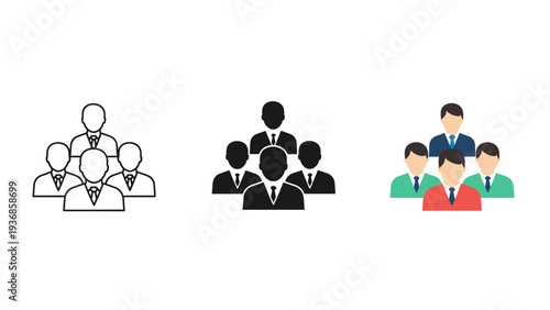 Teamwork Business Group Collaboration Icon