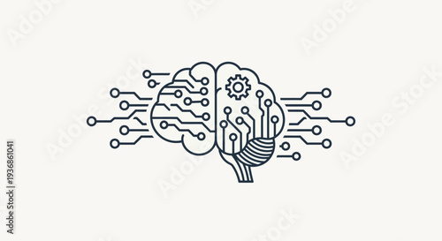 Innovation Brain Technology Concept Idea.