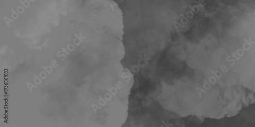 Abstract Texture Background Wallpaper. Concrete wall white color for background. Abstraction, hand drawn clouds, grey colors. Seamless floral pattern, grey sky with dark black and white clouds .