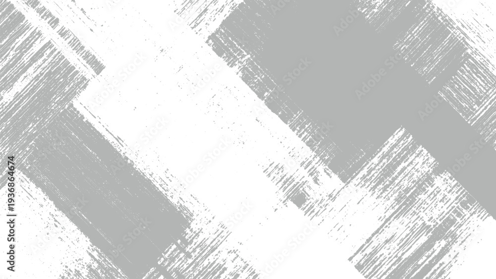 Obraz premium Gray and white diagonal brush strokes pattern background texture design element
