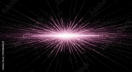 Ethereal quantum field radiating around an invisible core or vacant space. Digital particle animation of subtle energy flow and cosmic potential ,ethereal ,background ,flux