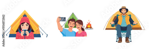 Veterinarian with cat and dog, friendly professionals