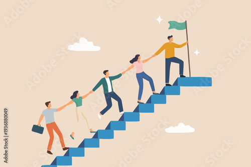 Teamwork and Success Concept