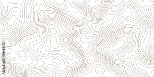 Abstract pattern with lines seamless pattern and topography.Abstract mountain terrain map background with abstract shape line texture. Design illustration for wall art, fabric, packaging, web, banner.