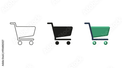 Shopping Cart Icon Commerce Representation