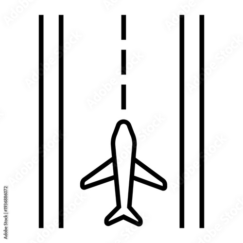 Aircraft icon vector. Plane train Illustration sign. Craft symbol. Airplane logo.