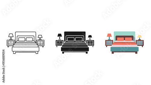 Bedside Nightstand Furniture Bedroom