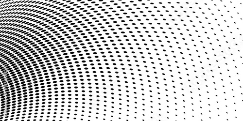 Dotted halftone gradient texture. Fading polka dot background. Repeated dots gradation pattern background. Black vanishing comic pop art overlay backdrop. Halftone raster effect wallpaper. Vector