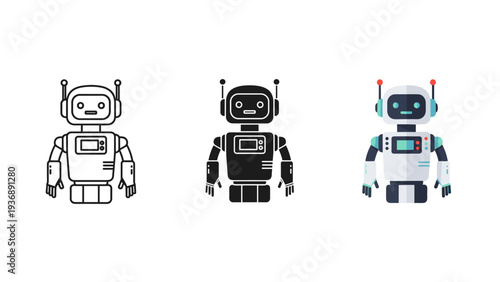 Robot Futuristic Technology Concept