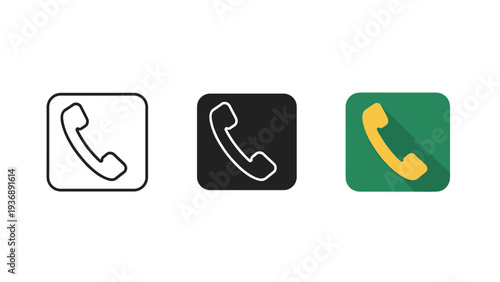 Phone Icon Communication Symbol Commercial