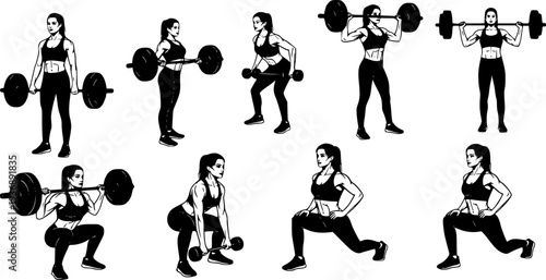 heifer, show, silhouette, female, cow, farm animal, cattle, vector, logotype, drawing, domestic cattle, animal, farm, illustration, icon, collection, set