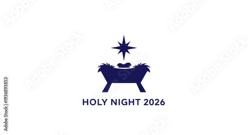 Nativity Scene with Star Symbolizing Holy Night 2026.