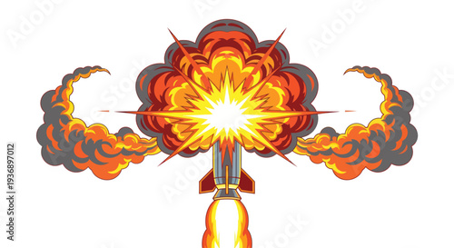 Rocket Launch Explosion