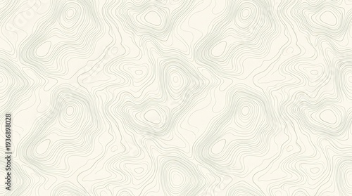 Abstract Topographic Pattern: A seamless, abstract pattern emulating the intricacies of topographic lines, evoking a sense of depth and spatial complexity.