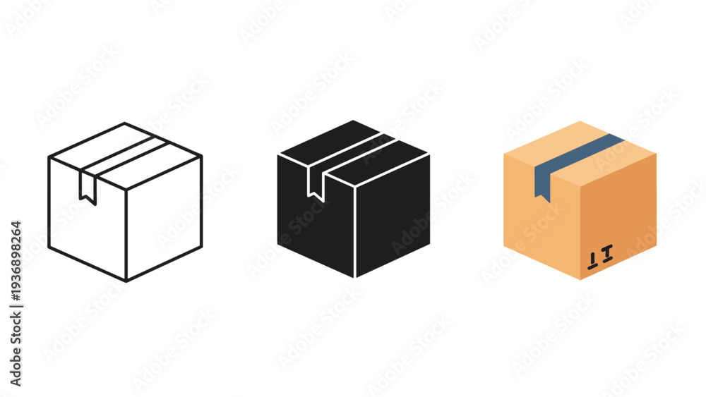 Fototapeta premium Box Shipping Logistics Commerce