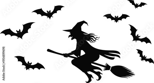 Title (Exactly 20 Words): Detailed gothic cathedral silhouette vector illustration of a historic church building with spires and clock tower isolated on white background.