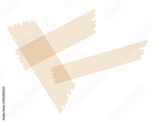 adhesive tape or sticky tape decoration paper clipart illustration