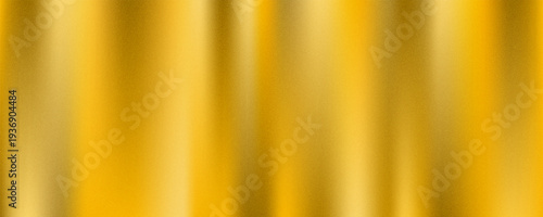 Golden holographic gradient with blurred texture noise. Gold polished metal. Iridescent Foil.  Great for web design,  banner, poster