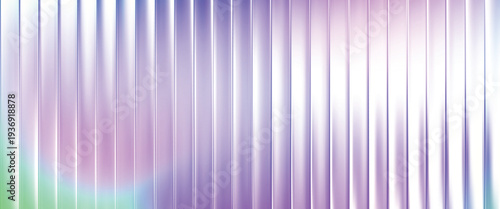 Abstract glass ripple background, Grainy background glowing blurred color flow banner poster cover design, noise texture. Refracted Glass Gradient Effect. Ribbed glass morphism texture