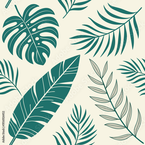 palm leaves and tropical foliage-02