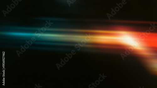 Fényképezés light leaks overlay effect with motion blur colorful light ,retro film distresse