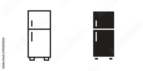 Refrigerator icon Symbol for App and Web UI Design Vectors