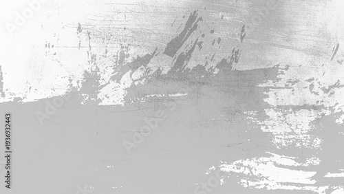 Wall fragment with attritions. Old grunge abstract background texture White concrete wall