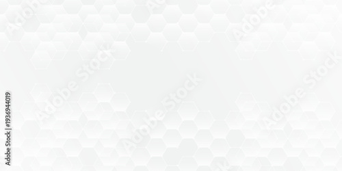 Vector hexagons pattern. Geometric abstract background with simple hexagonal elements. Medical, technology or science design