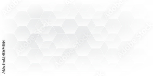 Vector hexagons pattern. Geometric abstract background with simple hexagonal elements. Medical, technology or science design