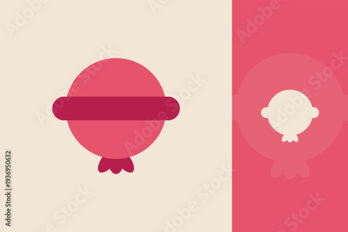 Premium Colorful Candy Logo Modern Sweet Dessert Brand Vibrant Food Identity Vector Template