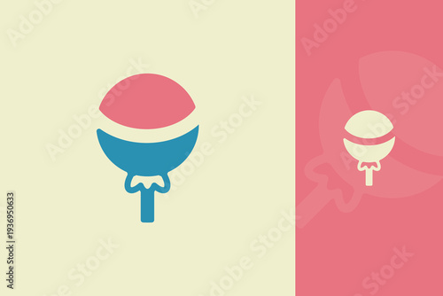 Premium Colorful Candy Logo Modern Sweet Dessert Brand Vibrant Food Identity Vector Template