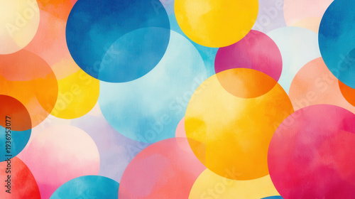 Abstract circle colorful background geometric pattern pastel vibrant gradient texture abstract circle colorful background geometric pattern pastel vibrant gradient texture with overlapping round
