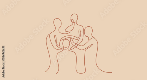 Diverse people connect in unity, illustrating teamwork and support.