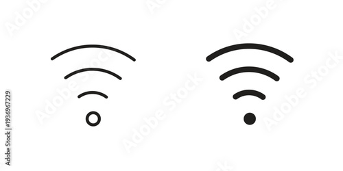 Signals icon Symbol for App and Web UI Design Vectors