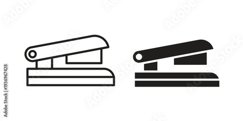 Stapler icon Symbol for App and Web UI Design Vectors