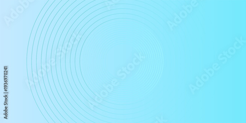 Minimalist banner background, pastel colorful, Light Blue gradations. Circle effect style geometric, abstract background. modern vector eps10